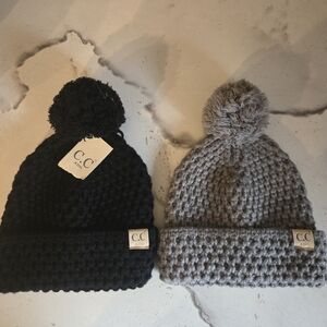 NEW C.C Kids Cable Knit Beanie Hats